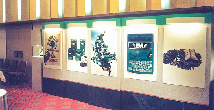1989年、エメラルドマウンテンが発売された時の発表会の様子